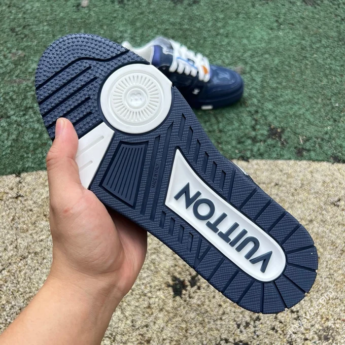 LOUIS VUITTON Trainer Denim Dark Blue Sneakers