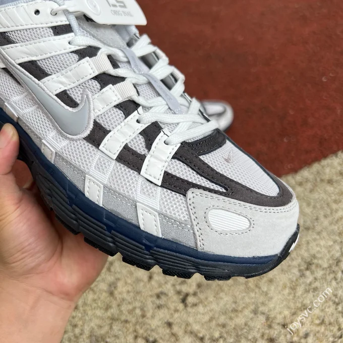 Nike P-6000 White Grey Black Low Top Sneakers IB3081-001