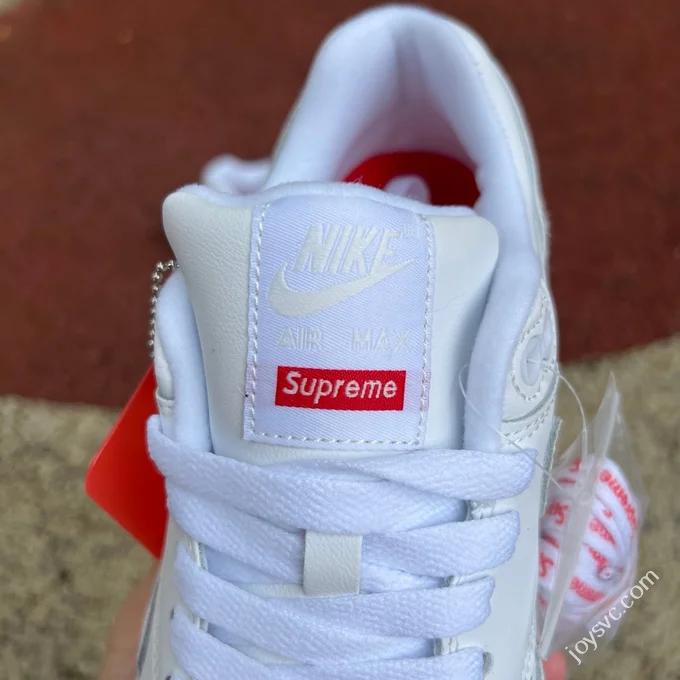 Nike Air Max 1 White Supreme Sneakers
