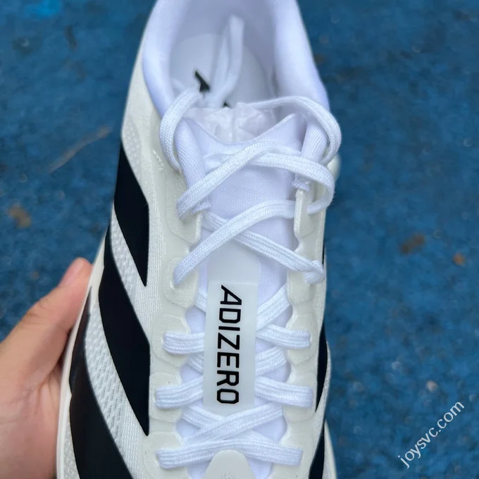 Adidas Adizero Evo SL White Black Marathon Running Shoes JH6206