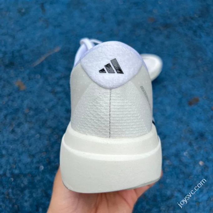 Adidas Adizero Evo SL White Black Marathon Running Shoes JH6206