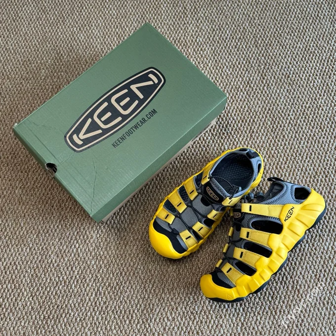 KEEN HYPERPORT H2 Yellow Grey Water Shoes Sandals