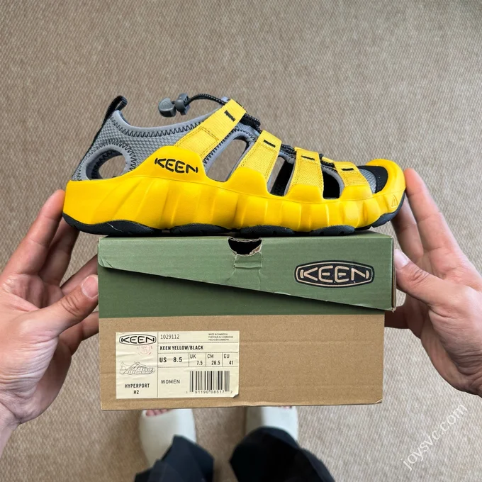 KEEN HYPERPORT H2 Yellow Grey Water Shoes Sandals