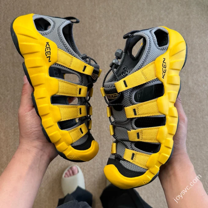 KEEN HYPERPORT H2 Yellow Grey Water Shoes Sandals