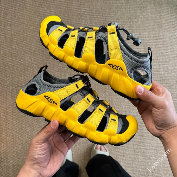 KEEN HYPERPORT H2 Yellow Grey Water Shoes Sandals
