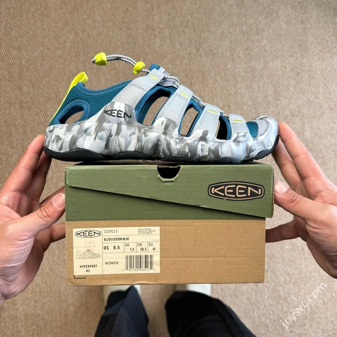 KEEN HYPERPORT H2 Grey Blue Water Shoes Sandals