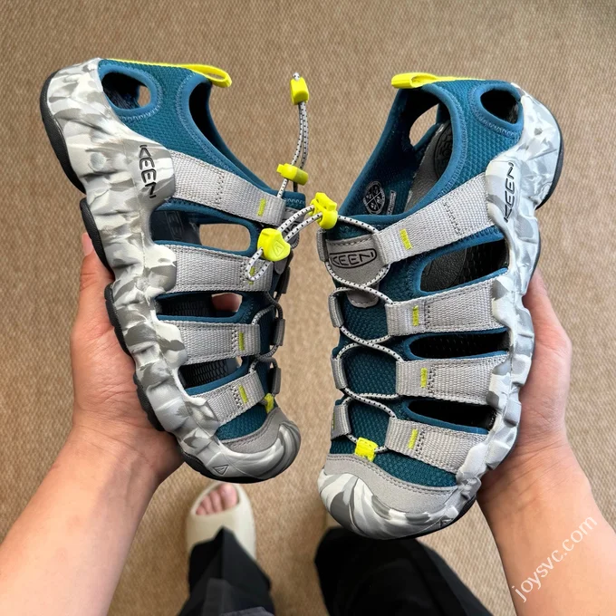 KEEN HYPERPORT H2 Grey Blue Water Shoes Sandals