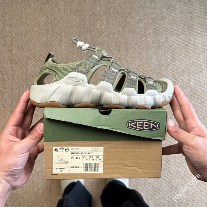 KEEN HYPERPORT H2 Green Grey Water Shoes Sandals