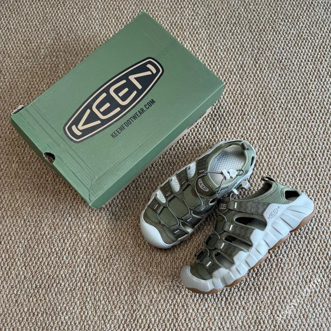 KEEN HYPERPORT H2 Green Grey Water Shoes Sandals