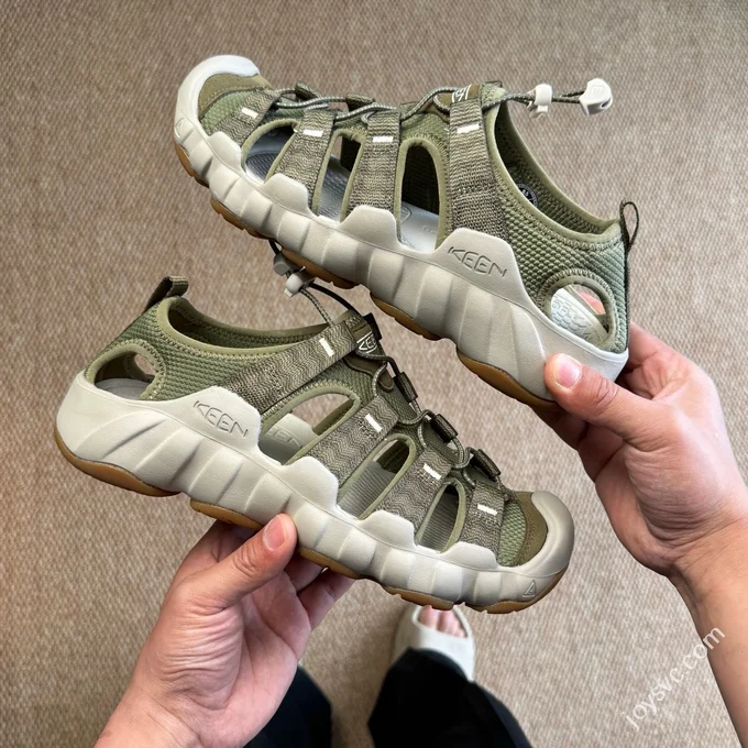 KEEN HYPERPORT H2 Green Grey Water Shoes Sandals