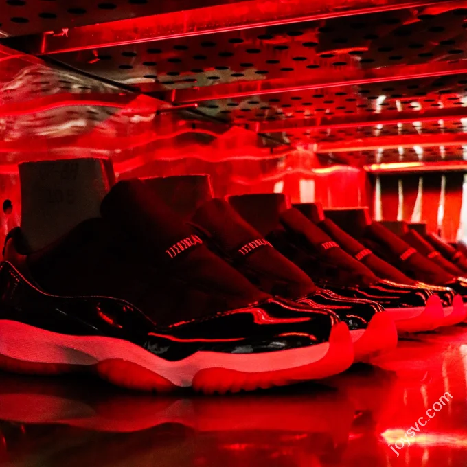 LJR Version AJ11 Black Red Low Top Sneakers