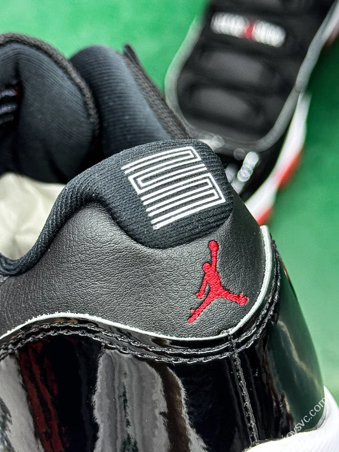 LJR Version AJ11 Black Red Low Top Sneakers