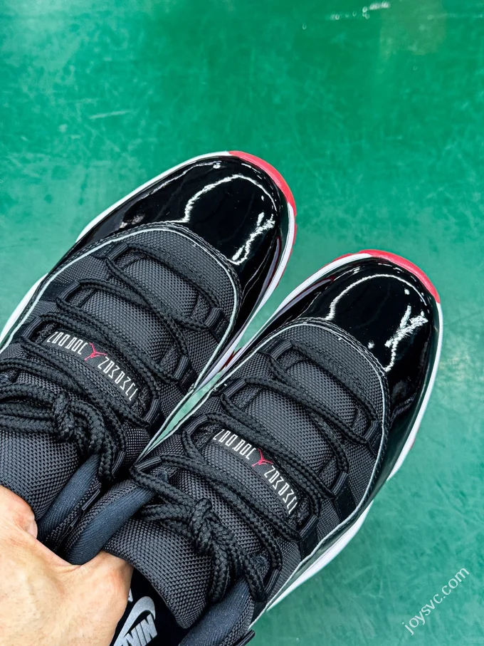 LJR Version AJ11 Black Red Low Top Sneakers