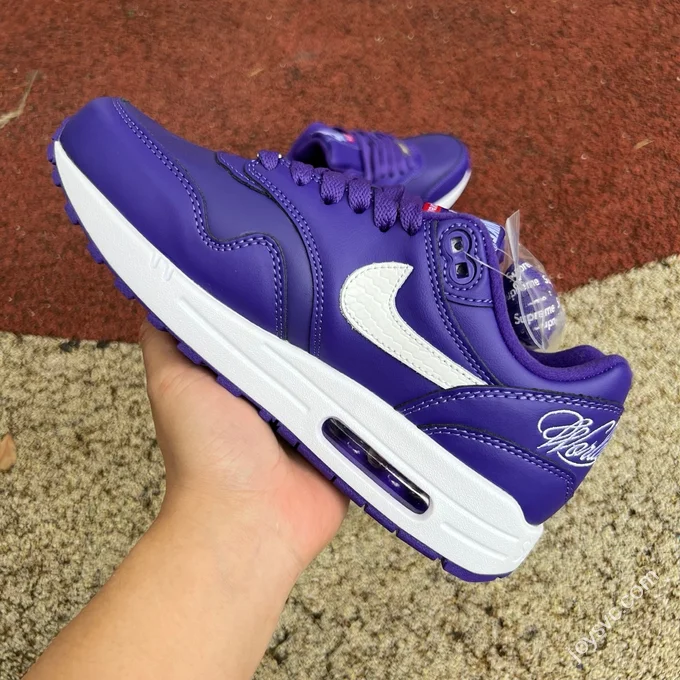 Nike Air Max 1 Purple Supreme Sneakers
