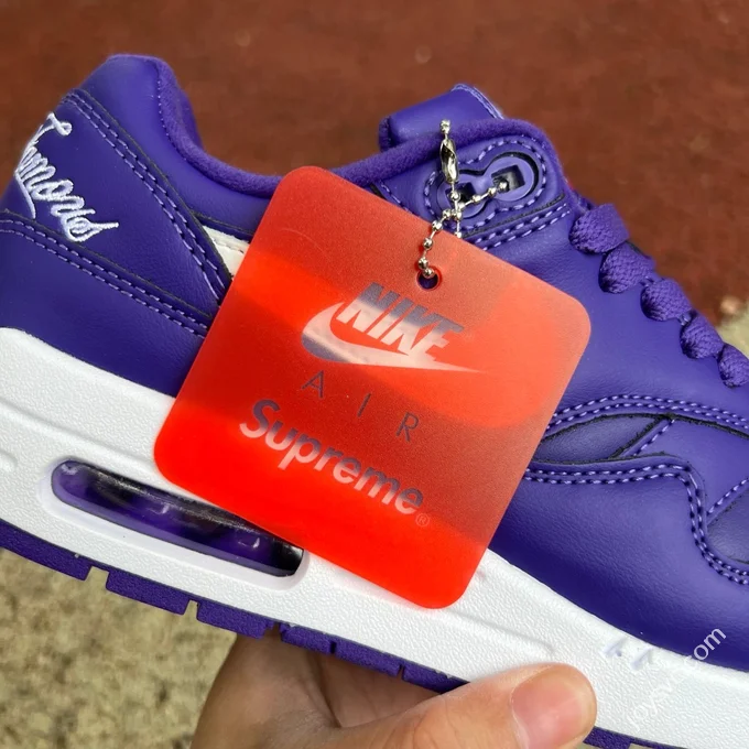 Nike Air Max 1 Purple Supreme Sneakers