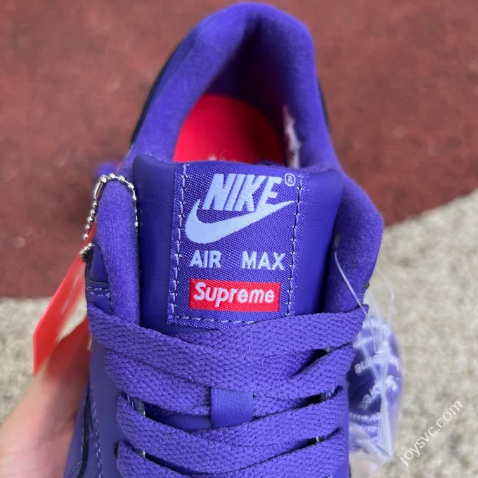 Nike Air Max 1 Purple Supreme Sneakers