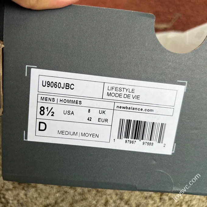 Pure Original NB 9060 Off-White Yellow Grey Sneakers U9060JBC