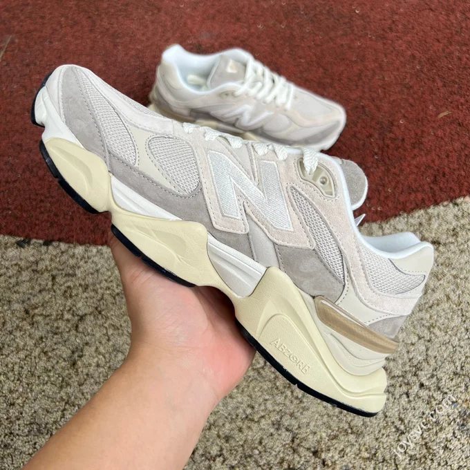 Pure Original NB 9060 Off-White Yellow Grey Sneakers U9060JBC