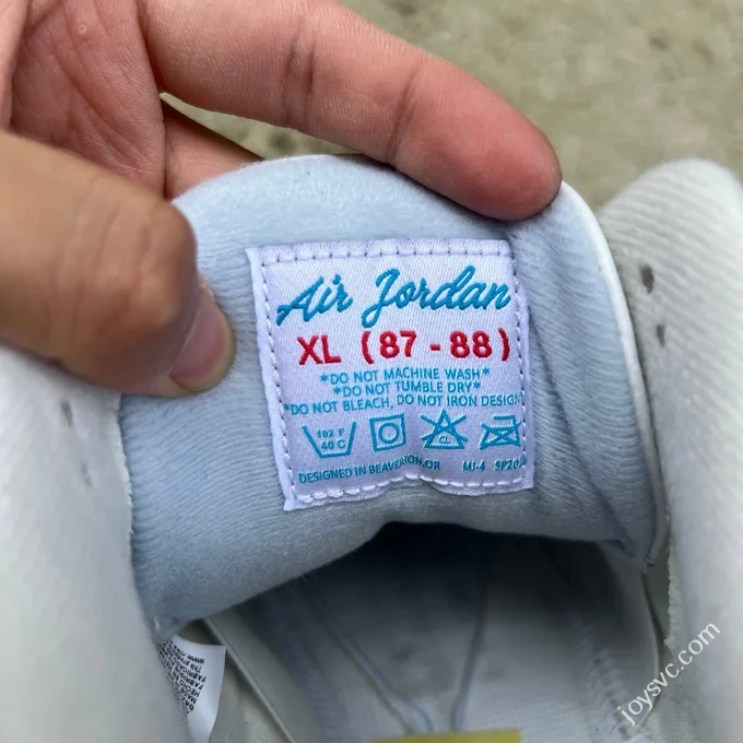 AJ3 White Grey Blue Lucky Blue Sneakers CT8532-101