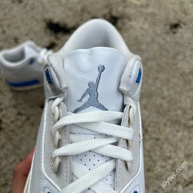 AJ3 White Grey Blue Lucky Blue Sneakers CT8532-101