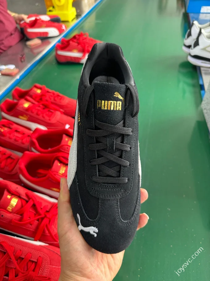 CS Version Puma Speedcat OG White Red Racing Sneakers 398846 01 CS