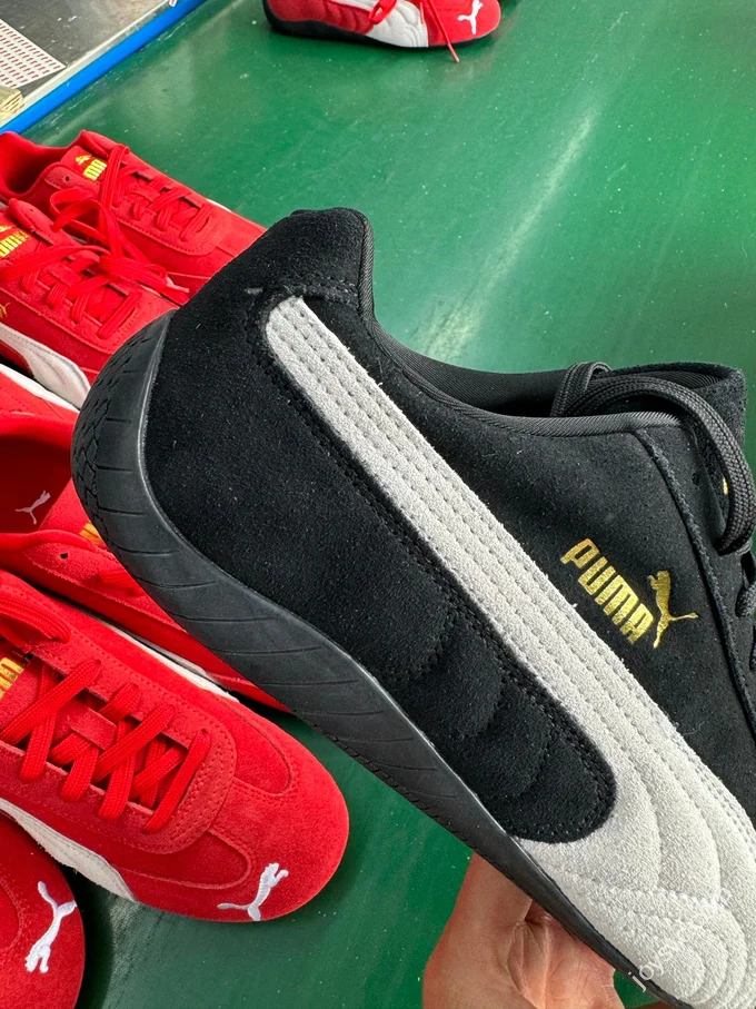 CS Version Puma Speedcat OG White Red Racing Sneakers 398846 01 CS