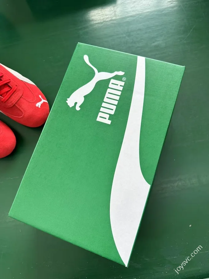CS Version Puma Speedcat OG White Red Racing Sneakers 398846 01 CS
