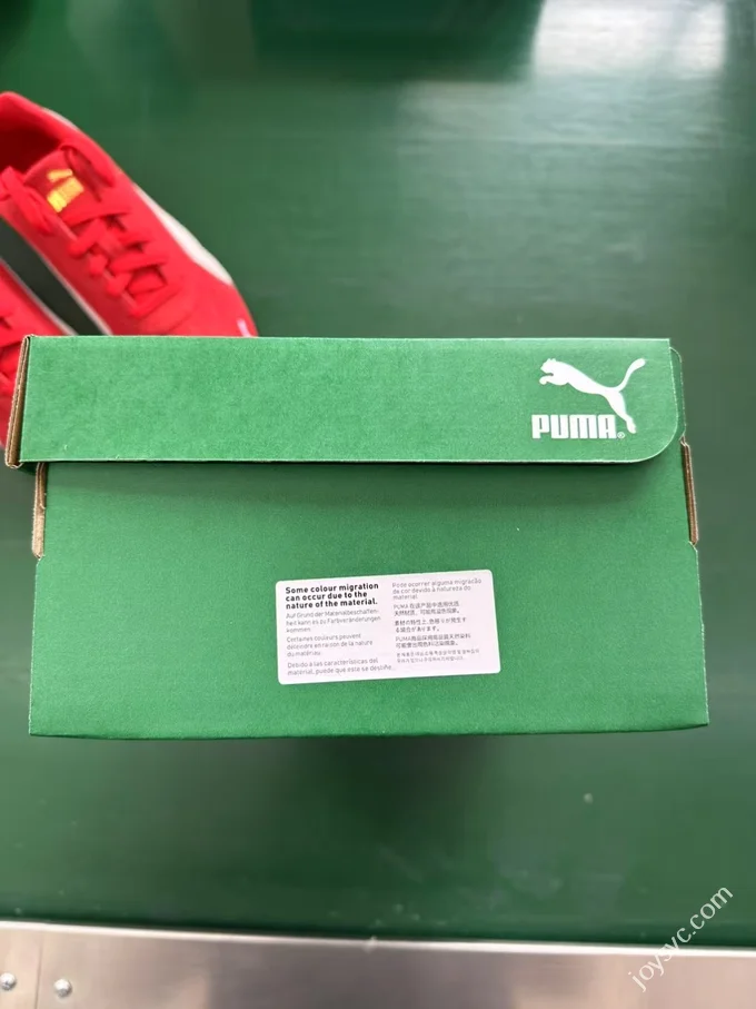 CS Version Puma Speedcat OG White Red Racing Sneakers 398846 01 CS