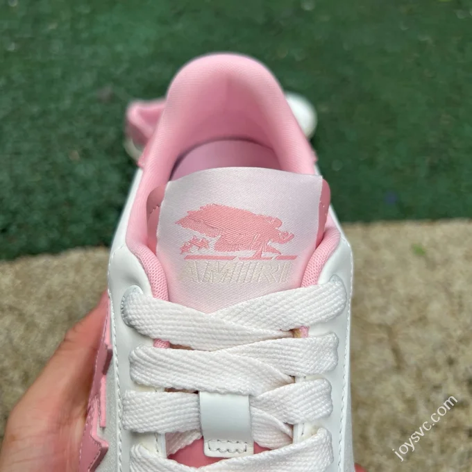 AMIRI Pacific Leather White Pink Sneakers