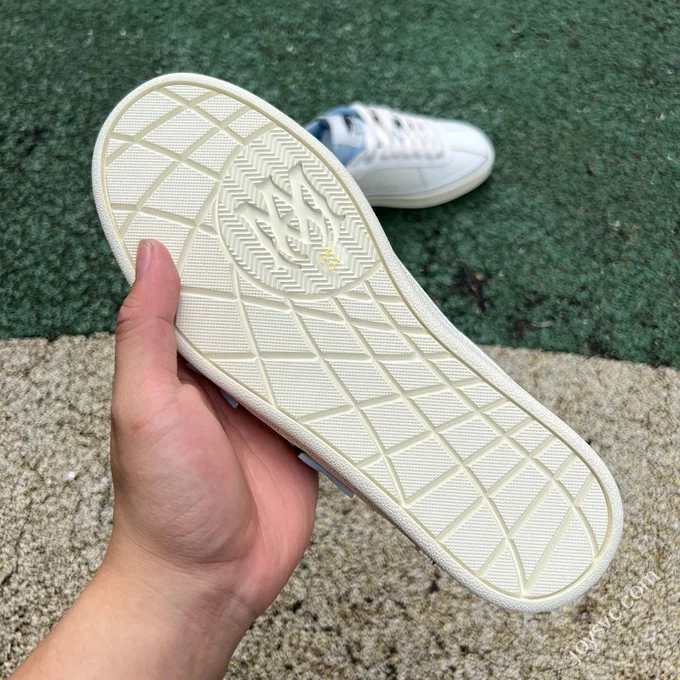AMIRI Pacific Leather White Blue Sneakers
