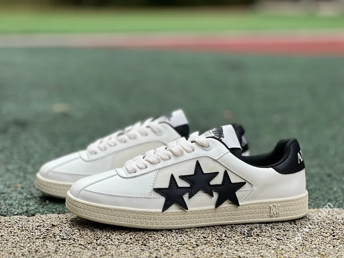 AMIRI Pacific Leather White Black Sneakers