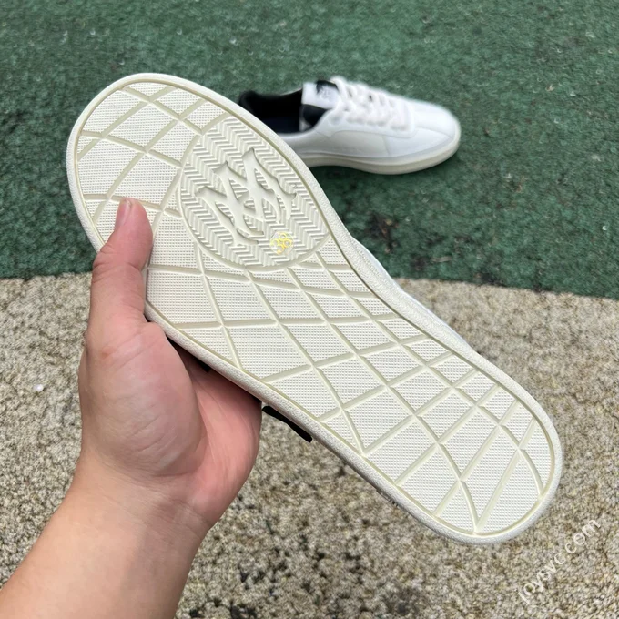 AMIRI Pacific Leather White Black Sneakers