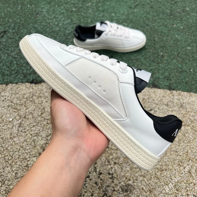 AMIRI Pacific Leather White Black Sneakers