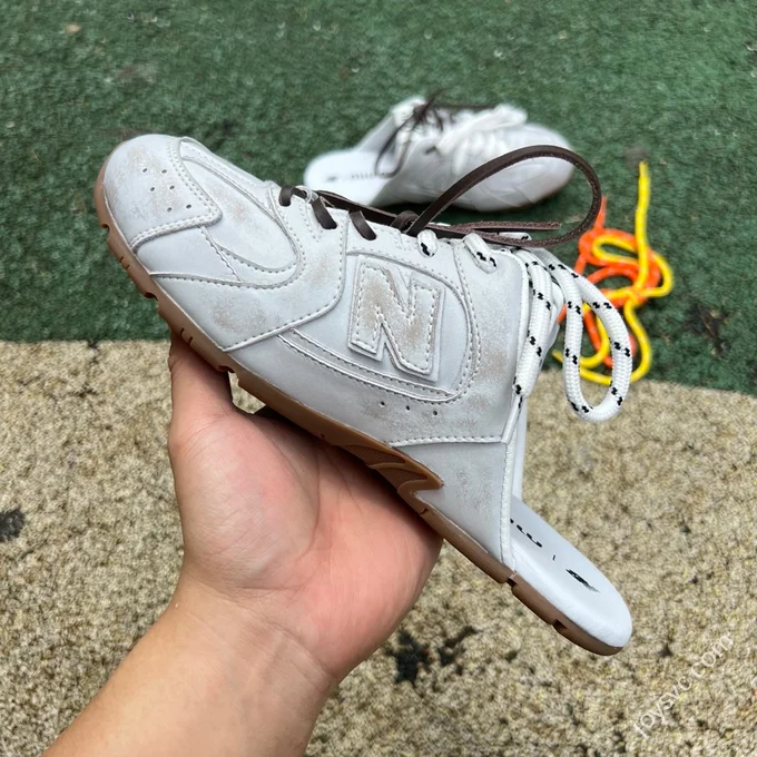 New Balance x Miu Miu White Grey Mule