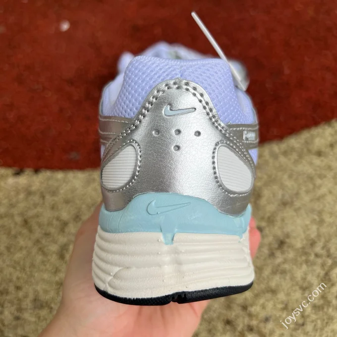 Nike P-6000 White Silver Blue Low Top Sneakers BV1021-106