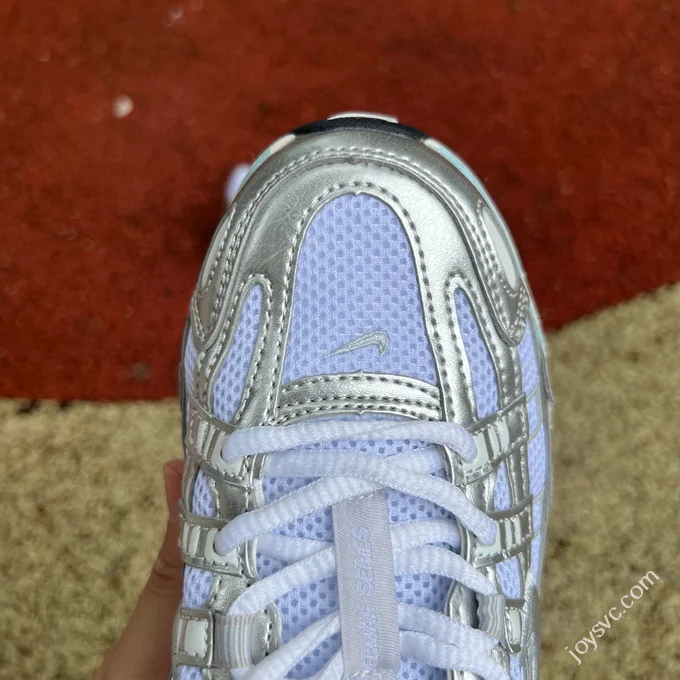 Nike P-6000 White Silver Blue Low Top Sneakers BV1021-106