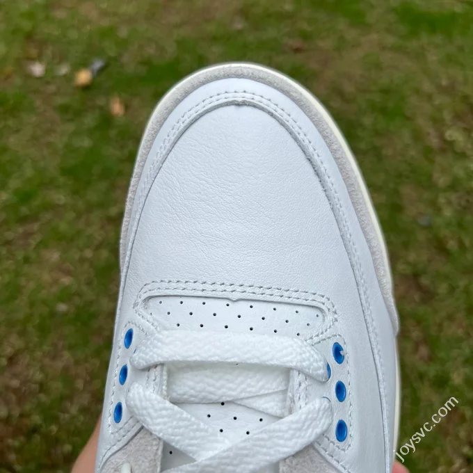 AJ3 White Grey Blue Lucky Blue Sneakers CT8532-101