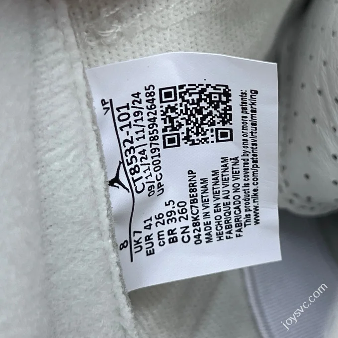 AJ3 White Grey Blue Lucky Blue Sneakers CT8532-101