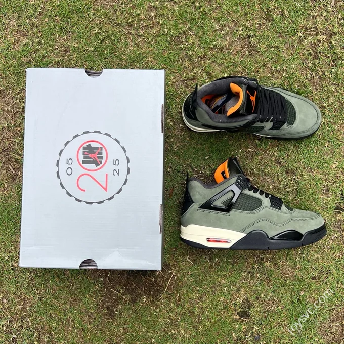 S2 Pure Original AJ4 UND Military Green Sneakers IB1854-200
