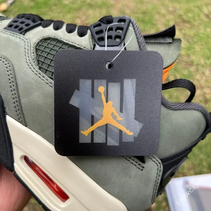S2 Pure Original AJ4 UND Military Green Sneakers IB1854-200