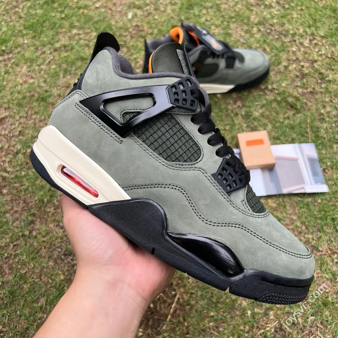 S2 Pure Original AJ4 UND Military Green Sneakers IB1854-200