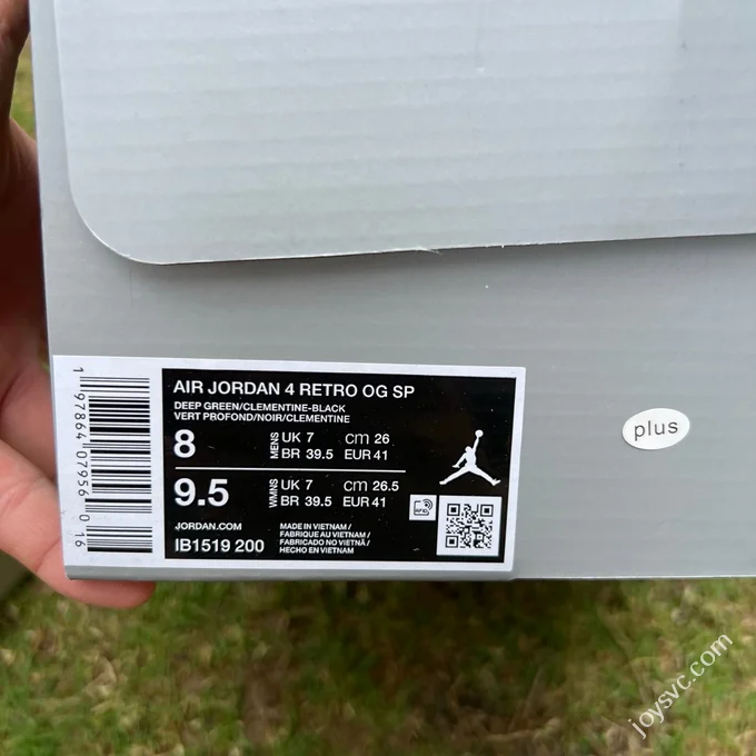 S2 Pure Original AJ4 UND Military Green Sneakers IB1854-200