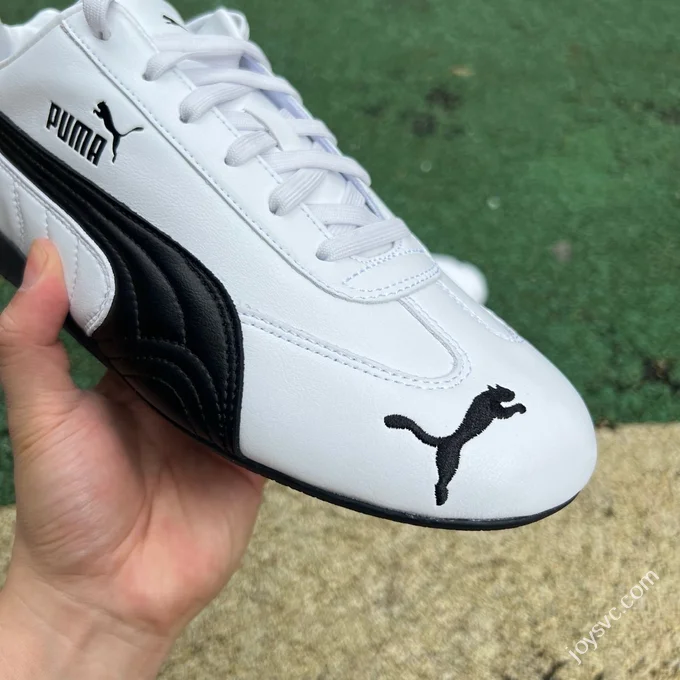 S2 Pure Original Puma Speedcat OG Low Top Retro Casual Racing Shoes White Black 401603 02