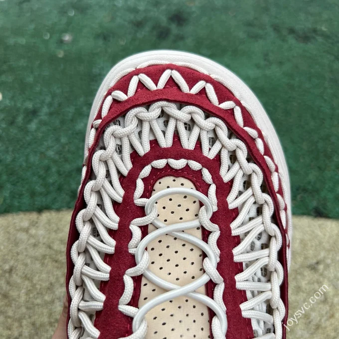 KEEN Woven White Red Shoes