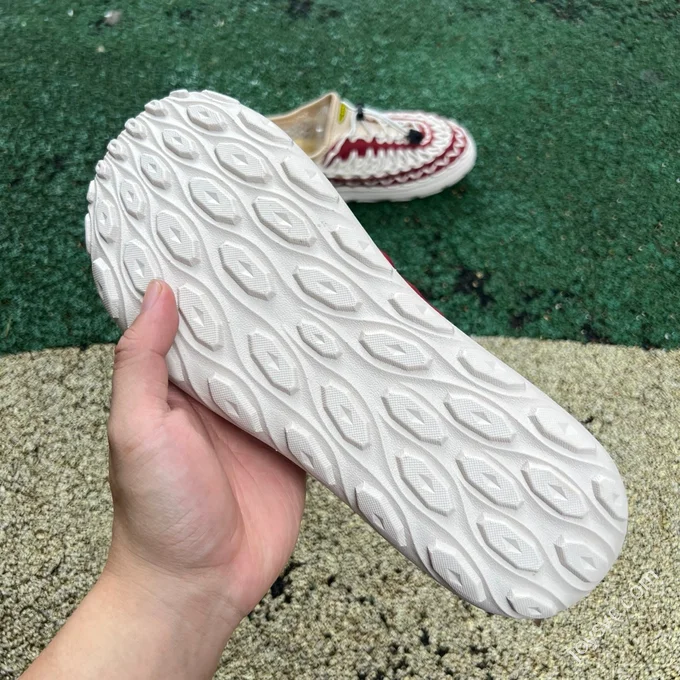 KEEN Woven White Red Shoes