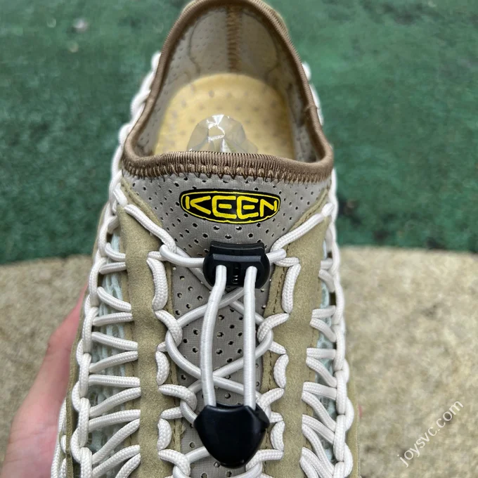 KEEN Woven White Green Shoes