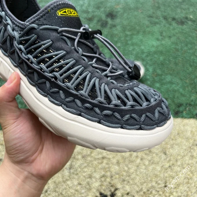 KEEN Woven Black White Shoes