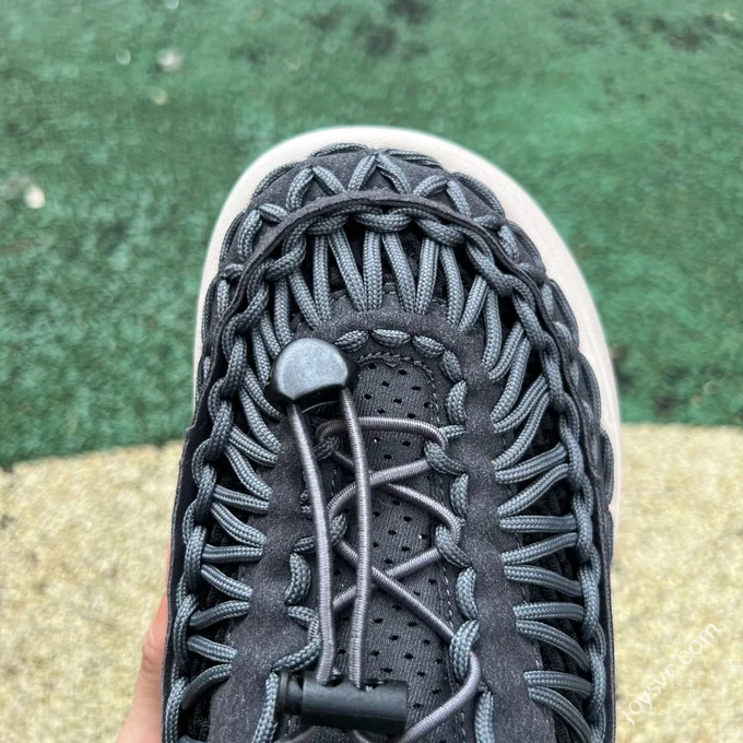 KEEN Woven Black White Shoes