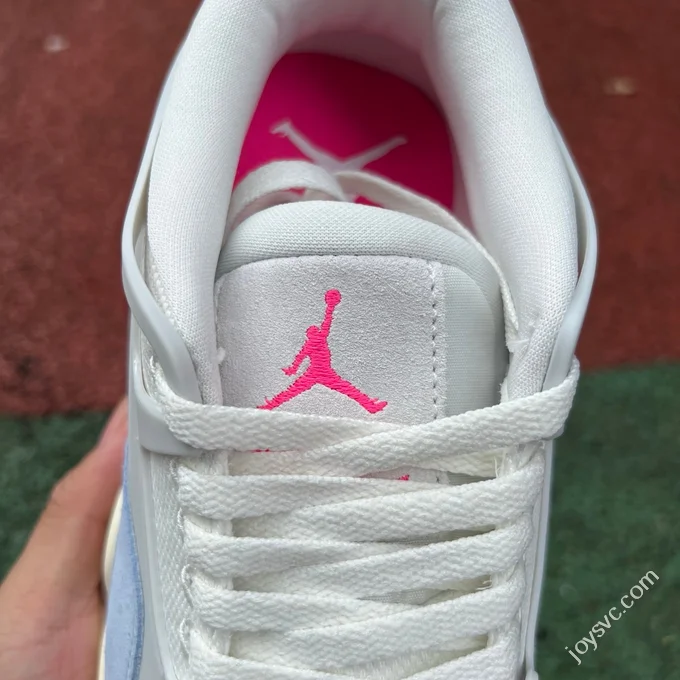 AJ4 Low White Grey Blue Pink Sneakers WMNS IB4466-025