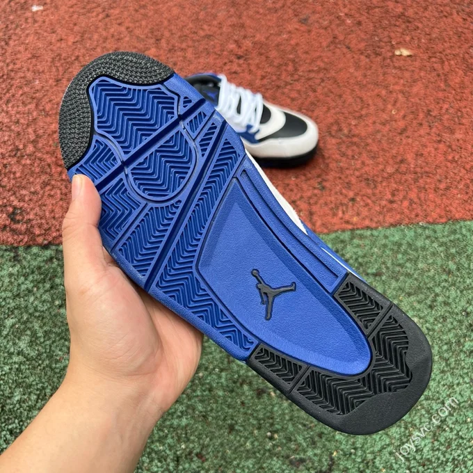 AJ4 Low White Blue Black Sneakers FQ7939-140